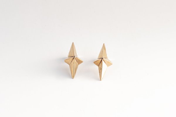 Black Daisies Stellar Heart earrings - Bronze Black Daisies Stellar Heart earrings - Bronze