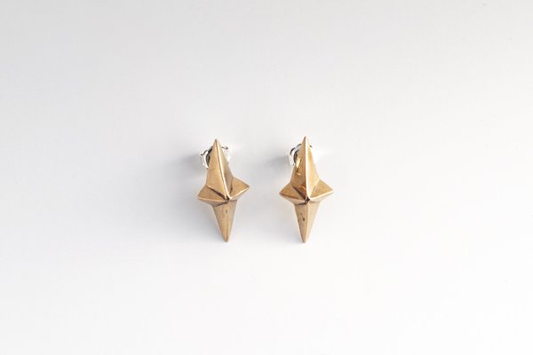 Black Daisies Stellar Heart earrings - Bronze Black Daisies Stellar Heart earrings - Bronze
