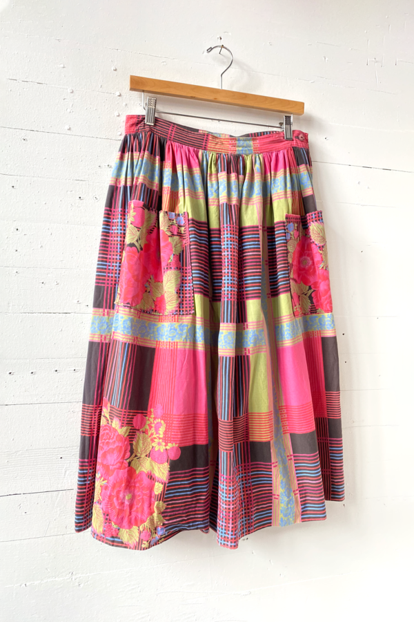 Vintage Pierre Deux Cotton Midi Skirt Vintage Pierre Deux Cotton Midi Skirt