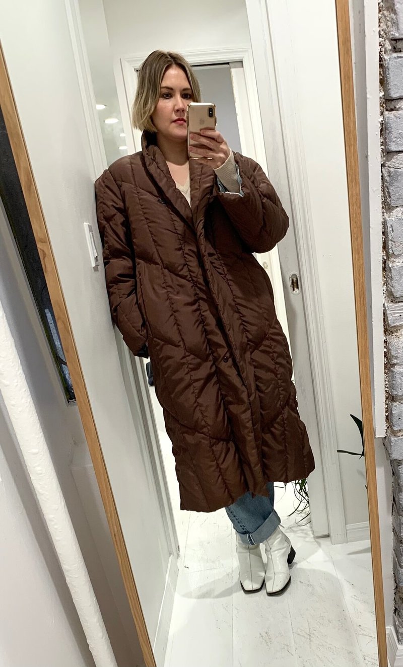 Bill blass down coat best sale