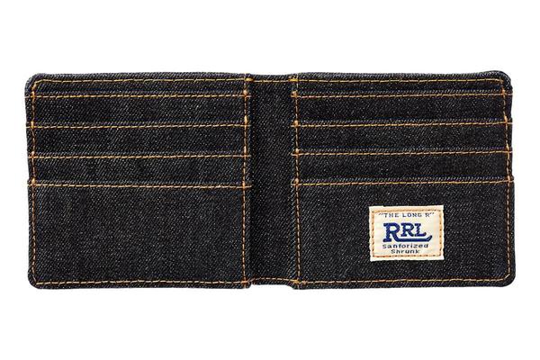 RRL Selvedge Denim Billfold - Indigo RRL Selvedge Denim Billfold - Indigo