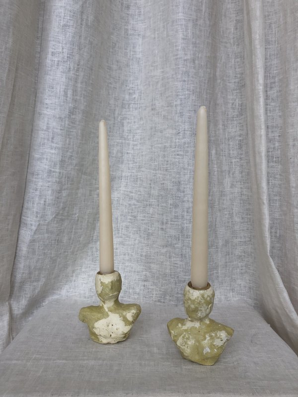 LUCERNA CANDLESTICK HOLDERS - SAND LUCERNA CANDLESTICK HOLDERS - SAND