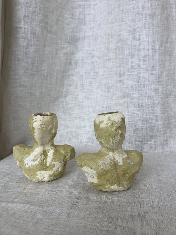 LUCERNA CANDLESTICK HOLDERS - SAND LUCERNA CANDLESTICK HOLDERS - SAND