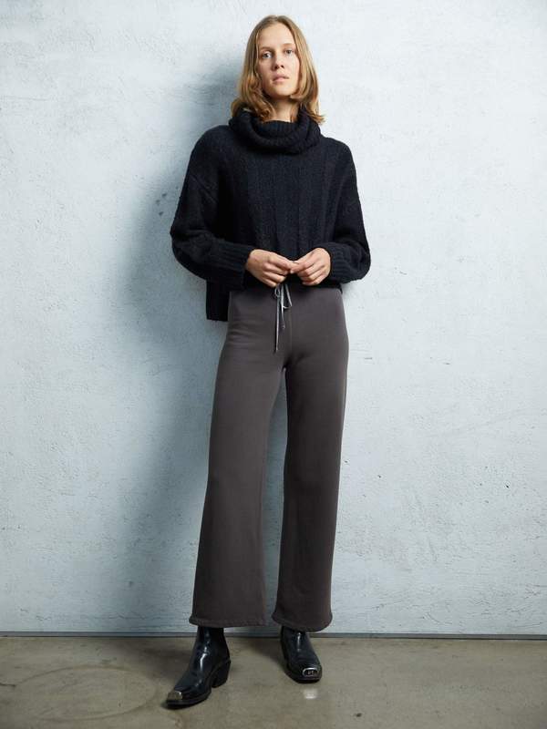 Raquel Allegra Rib Cropped Turtleneck Raquel Allegra Rib Cropped Turtleneck