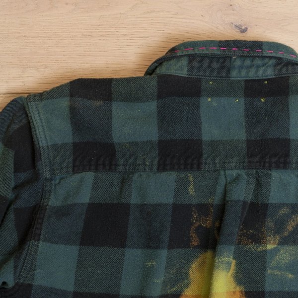 Crop Flannel Bunny Love Jacket Crop Flannel Bunny Love Jacket