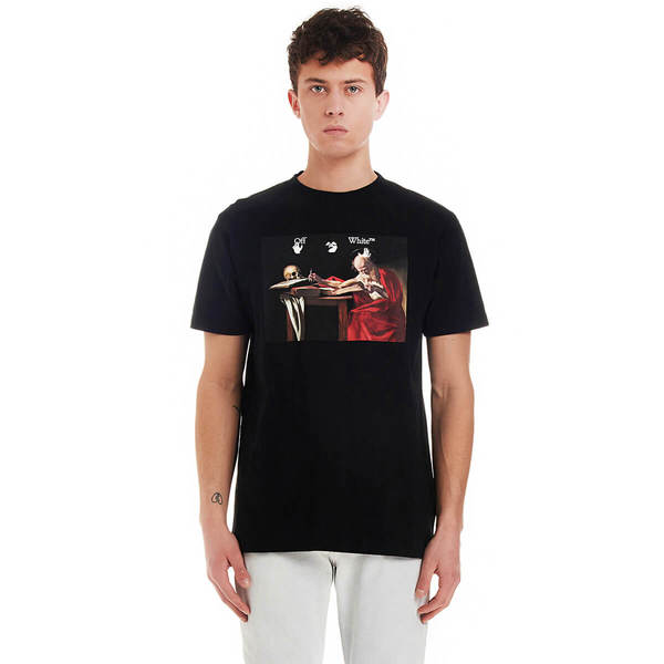 OFF-WHITE Caravaggio tee shirt - black OFF-WHITE Caravaggio tee shirt - black