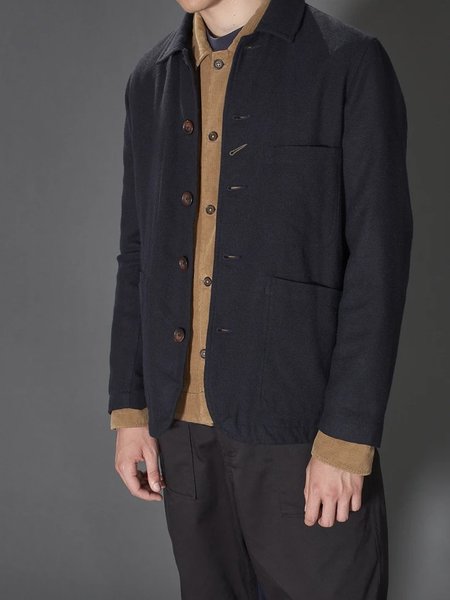 Bakers Jacket - Navy Wool Marl | Garmentory