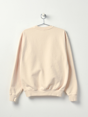 Sporty & Rich SRHWC Crewneck - Beige/Black Sporty & Rich SRHWC Crewneck - Beige/Black
