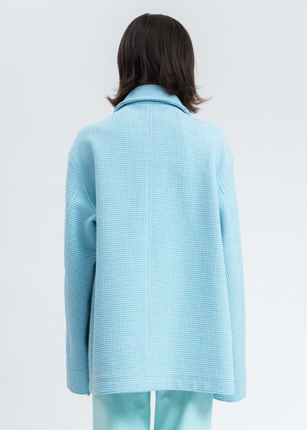 we11done Waffle Texture Cotton Jacket - Sky we11done Waffle Texture Cotton Jacket - Sky