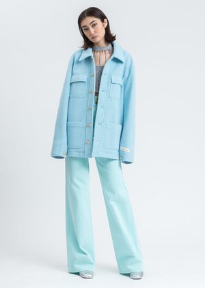 we11done Waffle Texture Cotton Jacket - Sky we11done Waffle Texture Cotton Jacket - Sky
