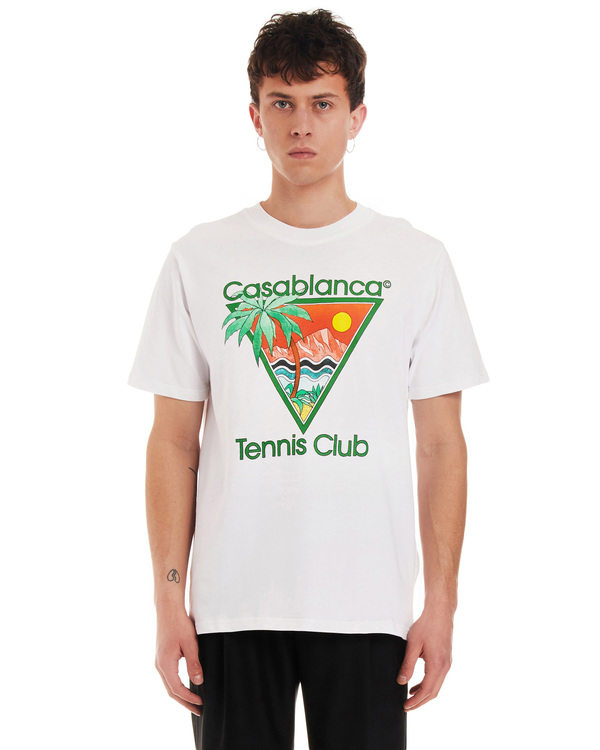 Casablanca Tennis Club Icon t-shirt - white | Garmentory