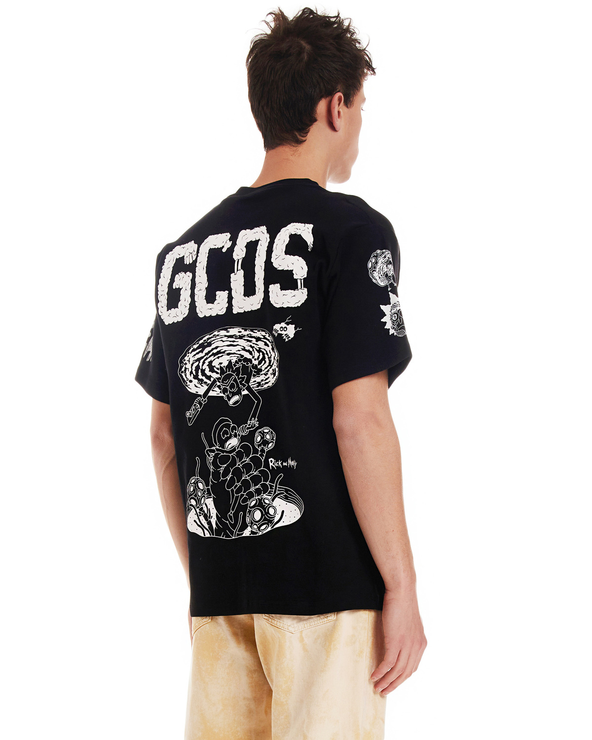 GCDS Rick & Morty t-shirt - black | Garmentory