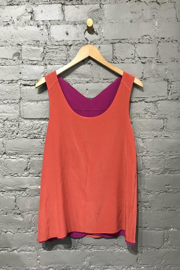 M.PATMOS Reversible Silk Shell Top- Medium M.PATMOS Reversible Silk Shell Top- Medium