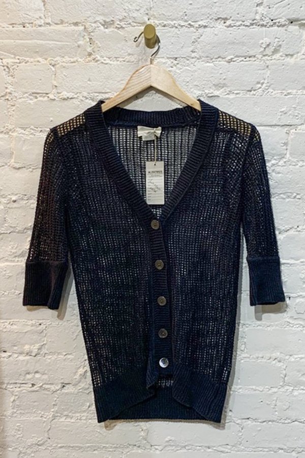 Open Stitch Cardigan - Navy - Medium Open Stitch Cardigan - Navy - Medium