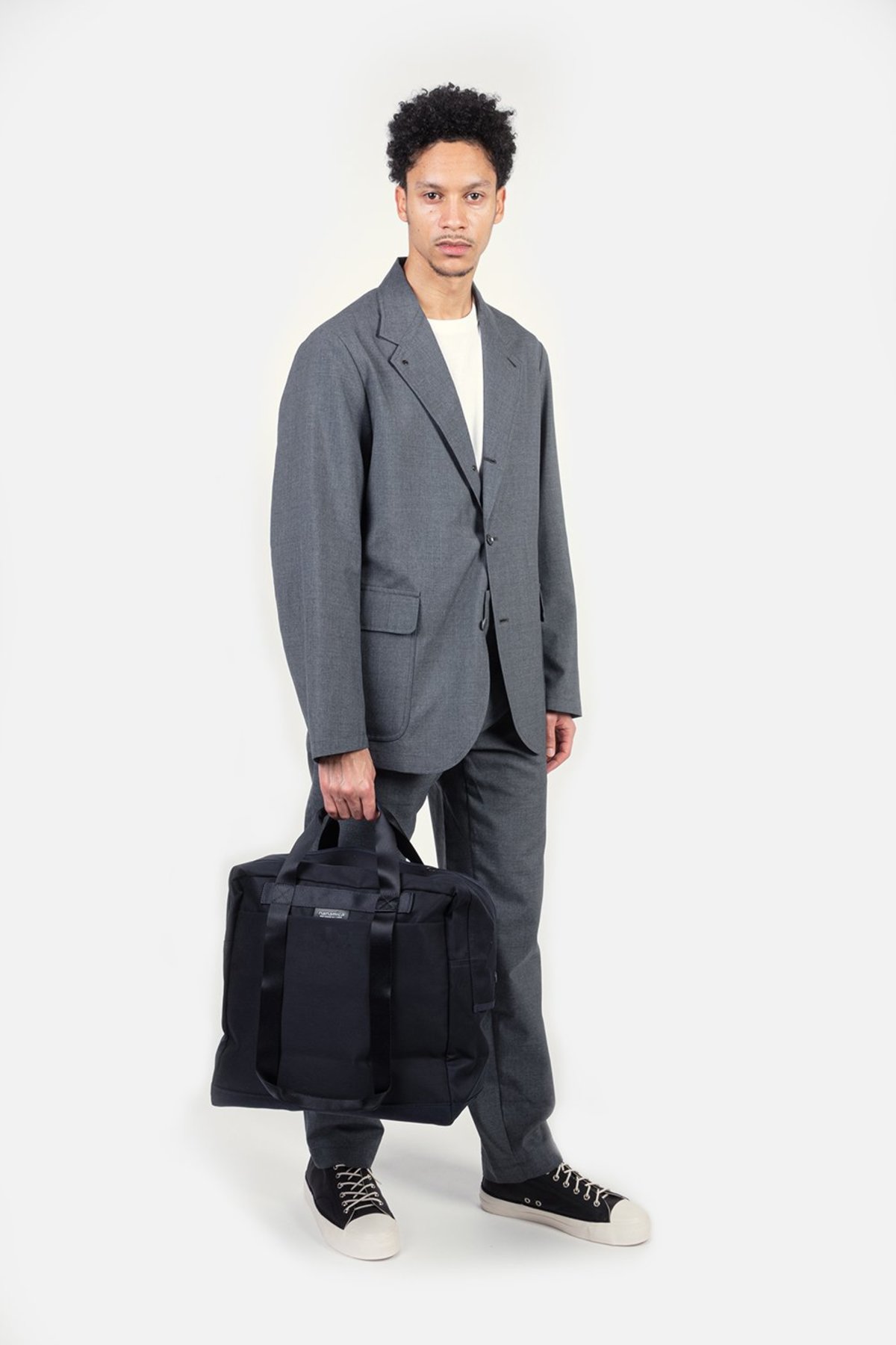 Nanamica Water Repellent Tote Bag- Navy Garmentory