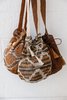 Pampa Litoral #0510 Woven Bag - Orange/Natural/Brown - Thumbnail 5