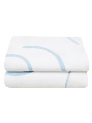 Mosey Me Sample Salento Quilt Cover Set - Blue/Clay Mosey Me Sample Salento Quilt Cover Set - Blue/Clay
