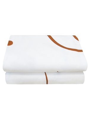 Mosey Me Sample Salento Quilt Cover Set - Blue/Clay Mosey Me Sample Salento Quilt Cover Set - Blue/Clay