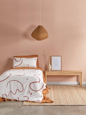 Mosey Me Sample Salento Quilt Cover Set - Wine/Orchid Mosey Me Sample Salento Quilt Cover Set - Wine/Orchid