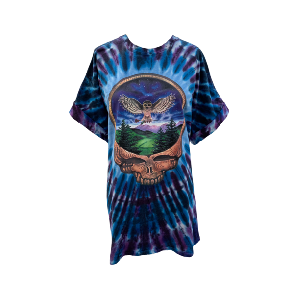 Farm Stand Grateful Dead Owl T-Shirt - Blue/multi Farm Stand Grateful Dead Owl T-Shirt - Blue/multi