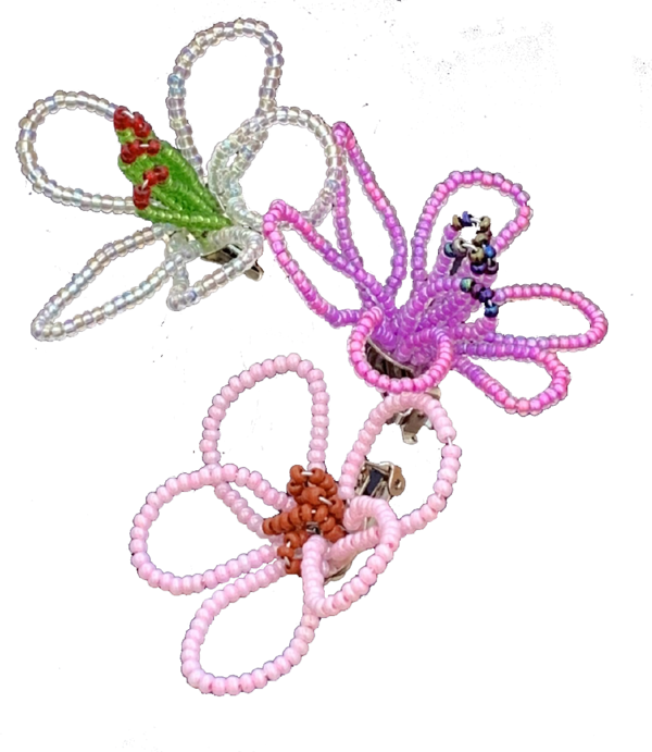 Tyler McGillivary Un_Concept Beaded Floewr Earrings Tyler McGillivary Un_Concept Beaded Floewr Earrings