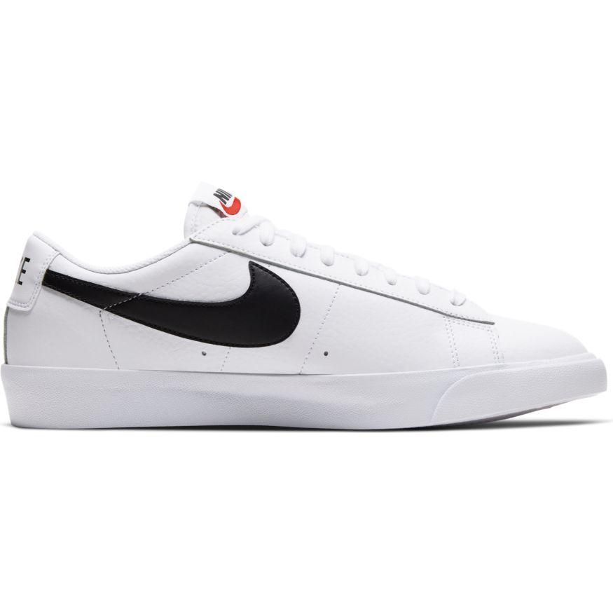 nike blazer low white leather