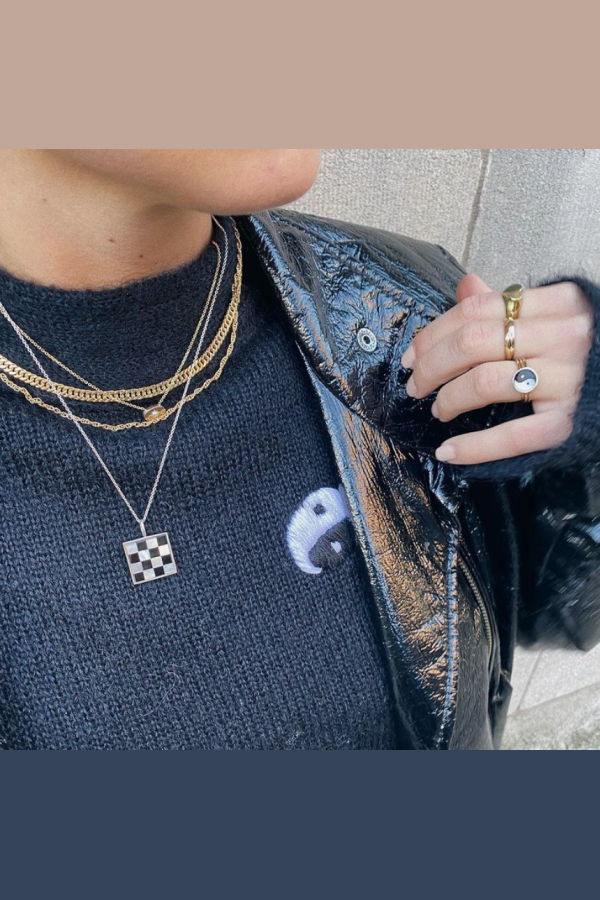 Tarin Thomas Charles Necklace - 18k yellow gold filled