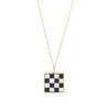 Tarin Thomas Samuel Necklace - Checkered Cable Link Chain - Thumbnail 1