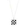 Tarin Thomas Samuel Necklace - Checkered Cable Link Chain - Thumbnail 2