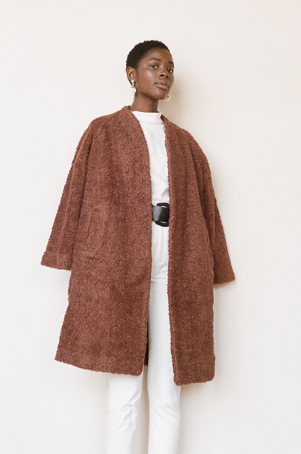 Maria Stanley VERDE SWEATERCOAT - clove Maria Stanley VERDE SWEATERCOAT - clove