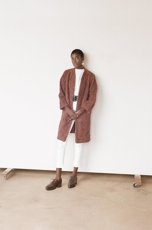 Maria Stanley VERDE SWEATERCOAT - clove Maria Stanley VERDE SWEATERCOAT - clove