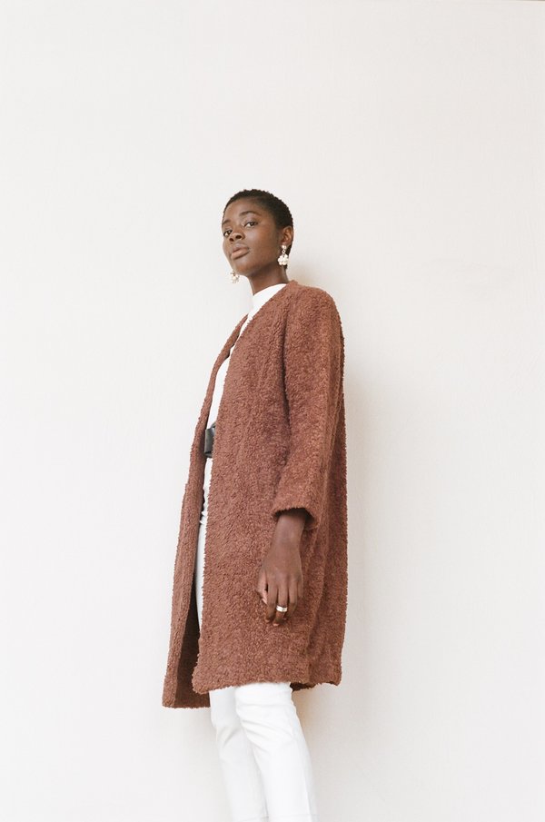 Maria Stanley VERDE SWEATERCOAT - clove Maria Stanley VERDE SWEATERCOAT - clove