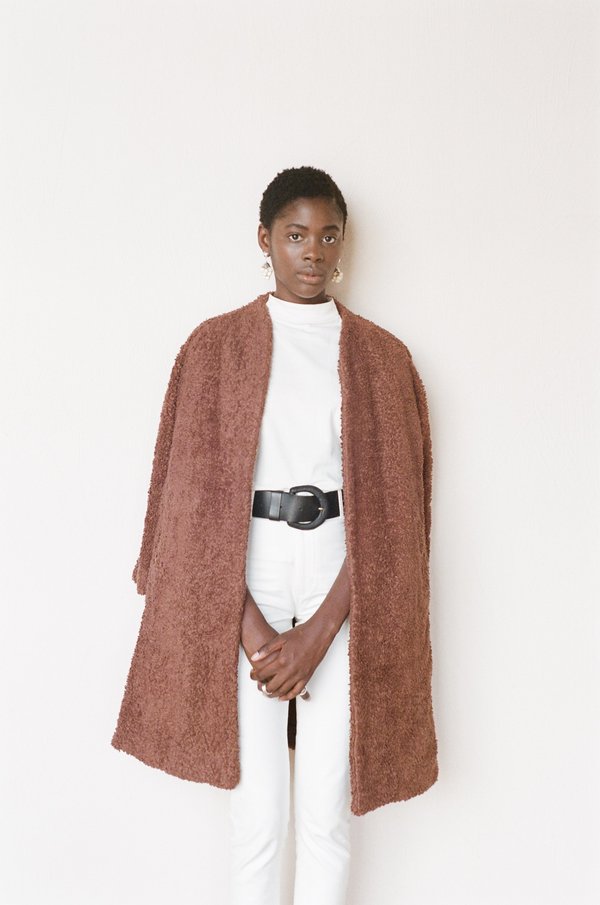 Maria Stanley VERDE SWEATERCOAT - clove Maria Stanley VERDE SWEATERCOAT - clove