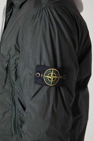 Stone Island Garment Dyed Crinkle Reps Overshirt - Petrol Stone Island Garment Dyed Crinkle Reps Overshirt - Petrol