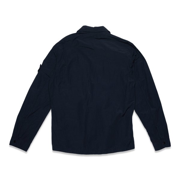 11102 Naslan Light Garment Dyed Overshirt - Black 11102 Naslan Light Garment Dyed Overshirt - Black