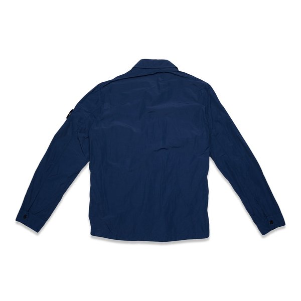 11102 Naslan Light Garment Dyed Overshirt - Blue Marine 11102 Naslan Light Garment Dyed Overshirt - Blue Marine