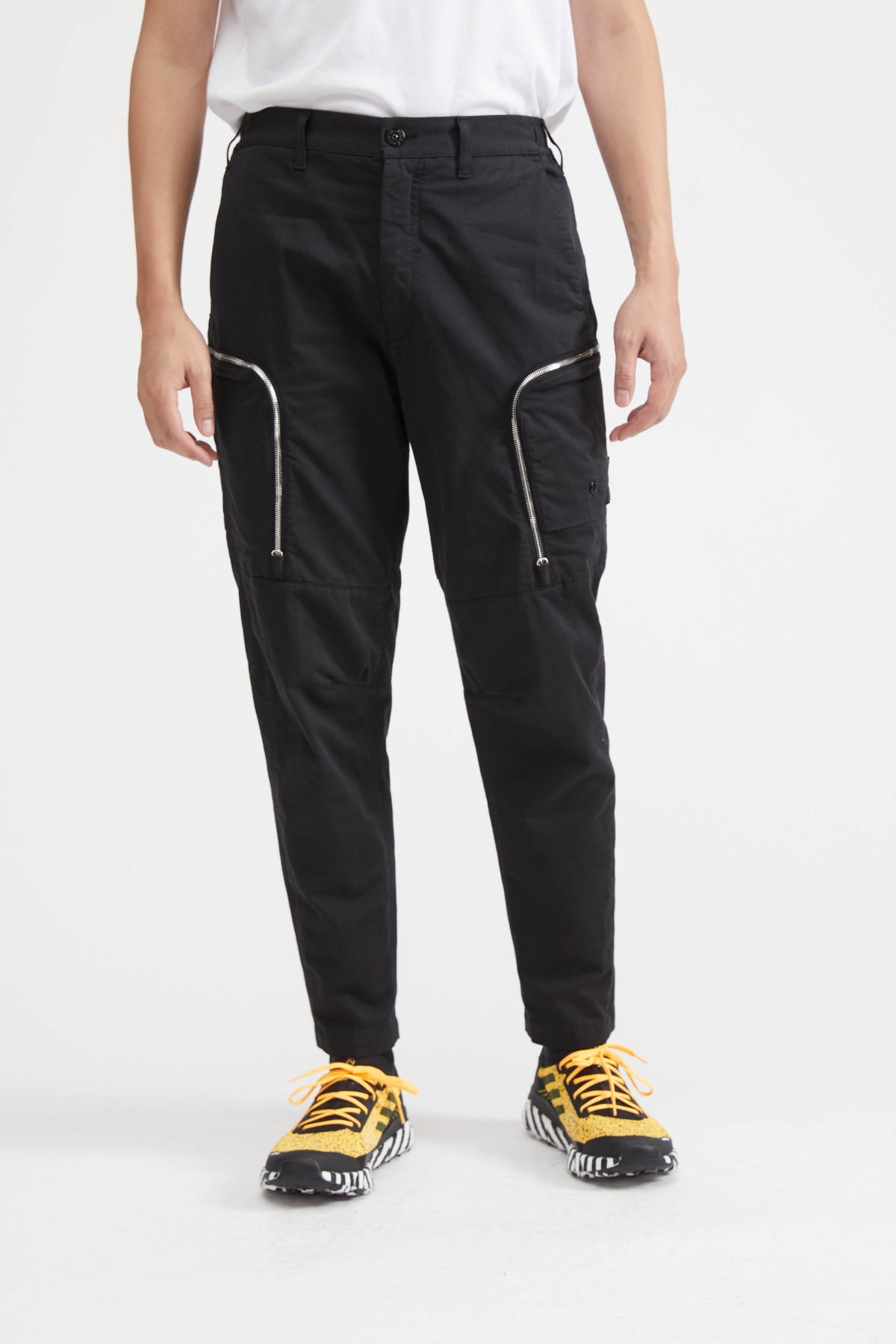 Stone Island Shadow Project Raso Cotone Trama Colorata Pants