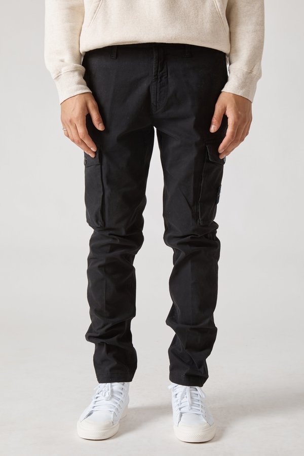 30810 Stretch Gabardine Garment Dyed Cargo Pants - Black 30810 Stretch Gabardine Garment Dyed Cargo Pants - Black
