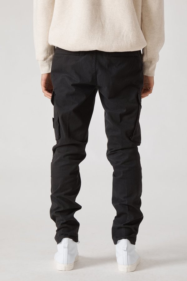 30810 Stretch Gabardine Garment Dyed Cargo Pants - Black 30810 Stretch Gabardine Garment Dyed Cargo Pants - Black