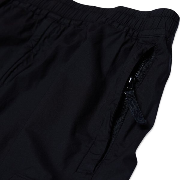 31403 Stretch Cotton Tela 'Paracadute' Garment Dyed Pants - Black 31403 Stretch Cotton Tela 'Paracadute' Garment Dyed Pants - Black