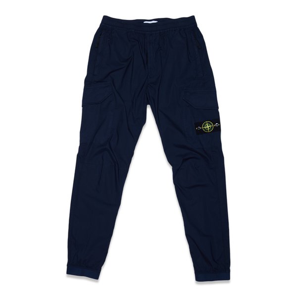 31403 Stretch Cotton Tela 'Paracadute' Garment Dyed Pants - Blue Marine 31403 Stretch Cotton Tela 'Paracadute' Garment Dyed Pants - Blue Marine