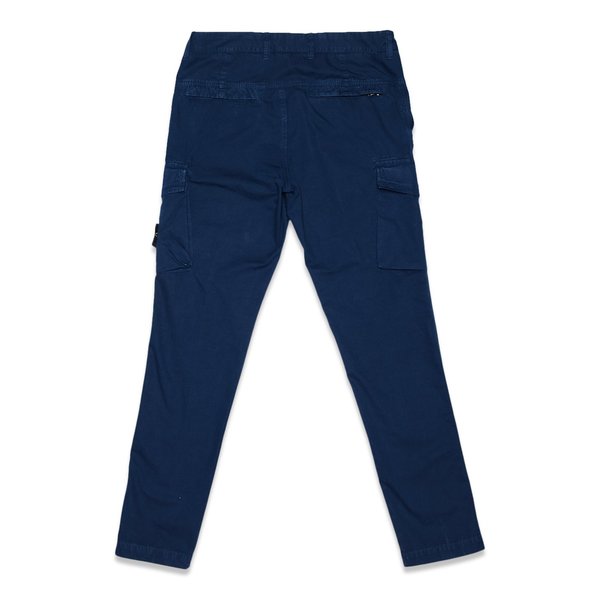 318Wa Brushed Cotton Canvas Garment Dyed 'Old Effect' Pants - Blue Marine 318Wa Brushed Cotton Canvas Garment Dyed 'Old Effect' Pants - Blue Marine
