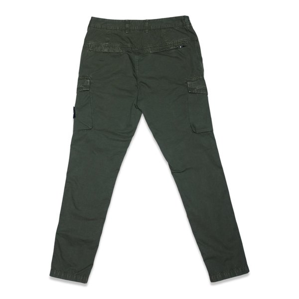 318Wa Brushed Cotton Canvas Garment Dyed 'Old Effect' Pants - Olive 318Wa Brushed Cotton Canvas Garment Dyed 'Old Effect' Pants - Olive
