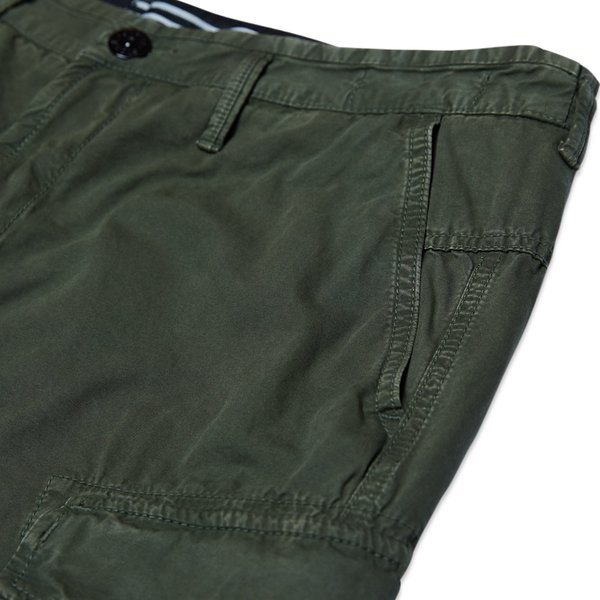 318Wa Brushed Cotton Canvas Garment Dyed 'Old Effect' Pants - Olive 318Wa Brushed Cotton Canvas Garment Dyed 'Old Effect' Pants - Olive