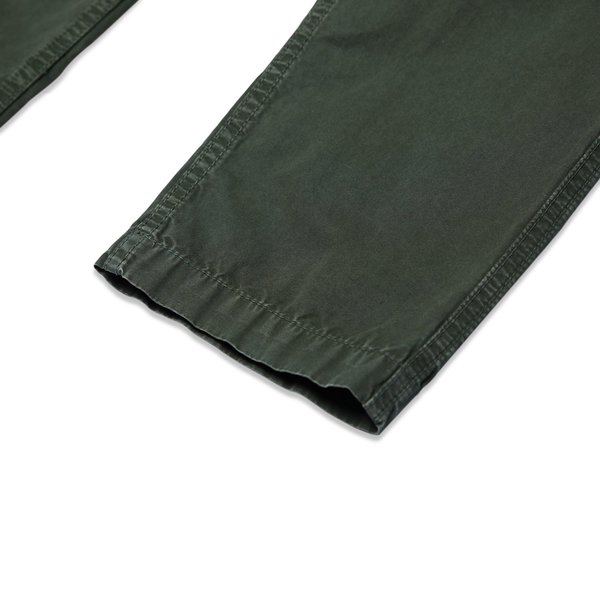 318Wa Brushed Cotton Canvas Garment Dyed 'Old Effect' Pants - Olive 318Wa Brushed Cotton Canvas Garment Dyed 'Old Effect' Pants - Olive