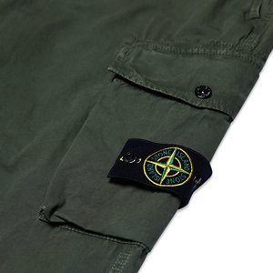 318Wa Brushed Cotton Canvas Garment Dyed 'Old Effect' Pants - Olive 318Wa Brushed Cotton Canvas Garment Dyed 'Old Effect' Pants - Olive