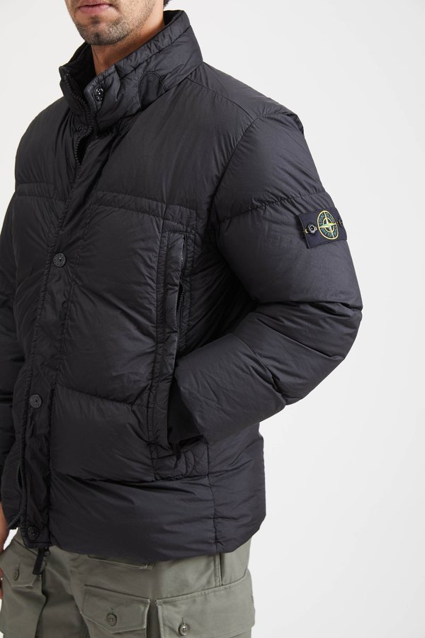 40123 Garment Dyed Crinkle Reps Jacket - Black 40123 Garment Dyed Crinkle Reps Jacket - Black