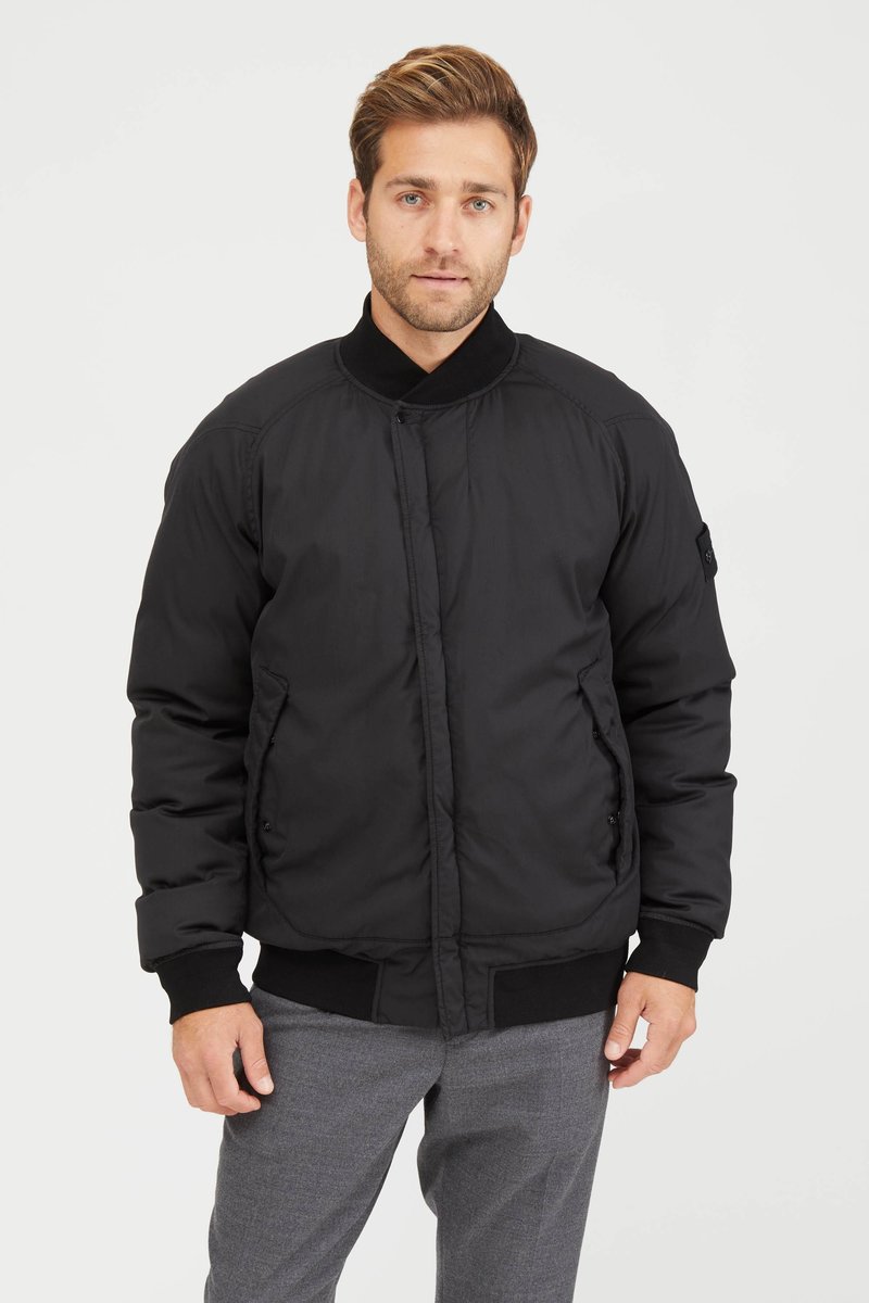 ジャケット・アウター Stone  Ghost Piece Bomber Jacket Stone Island Stretch Wool Nylon-Tc Down Ghost Piece Bomber