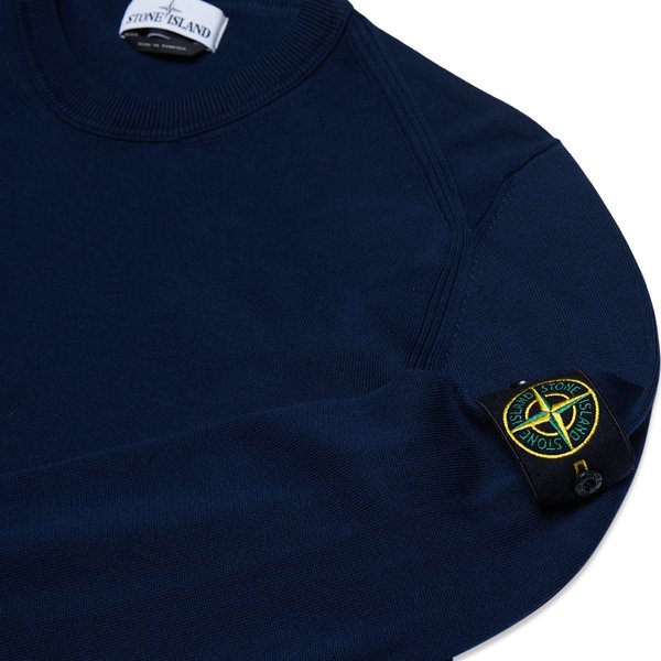 510B2 Soft Cotton Knit Sweater - Blue Marine 510B2 Soft Cotton Knit Sweater - Blue Marine