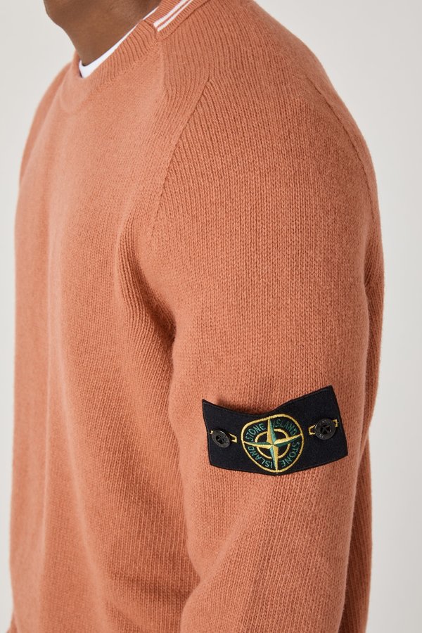 513A3 Lambswool Knit Sweater - Rust 513A3 Lambswool Knit Sweater - Rust